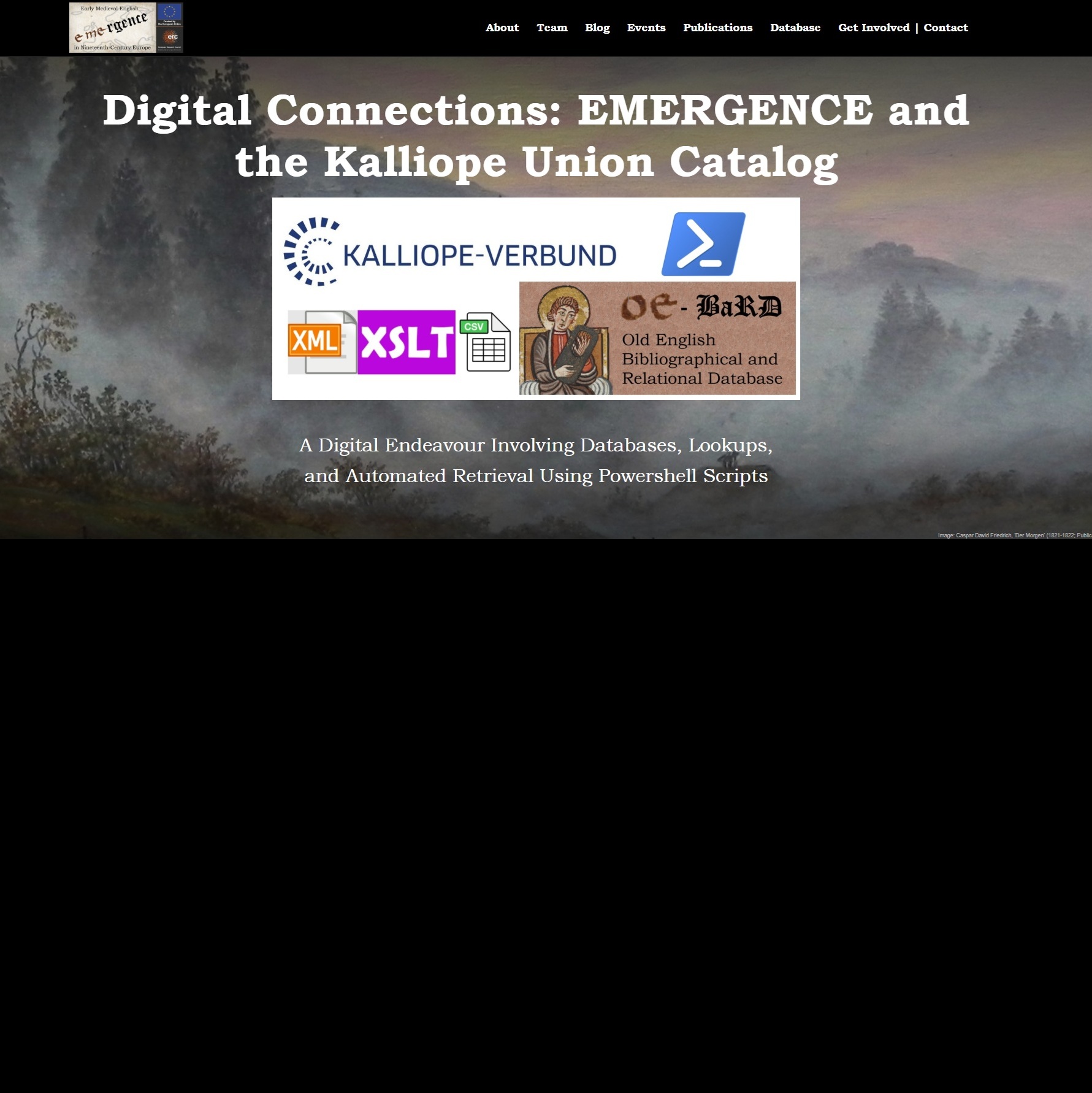 Digital Connections: EMERGENCE and the Kalliope Union Catalog